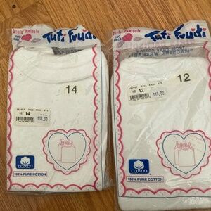 4-Tutu Fruiti Girls Camisoles sizes 12&14 2 of each size new